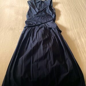 J Crew Navy wrap dress